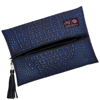 Ice Gator Indigo, Makeup Junkie Bags - A Blissfully Beautiful Boutique