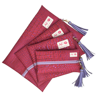Ice Gator Purple Kinda Pink, Makeup Junkie Bags - A Blissfully Beautiful Boutique