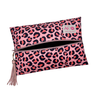 Coral Leopard, Makeup Junkie Bags - A Blissfully Beautiful Boutique