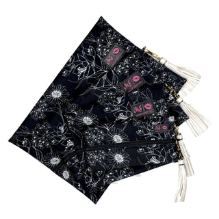 Midnight Blossom, Makeup Junkie Bags - A Blissfully Beautiful Boutique