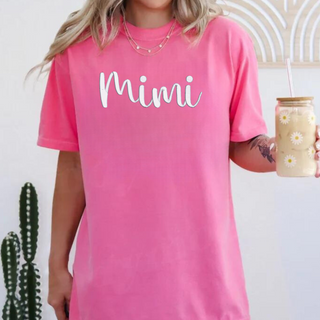 Mimi 3D Puff Embroidered Shirt, Merch Girls - A Blissfully Beautiful Boutique