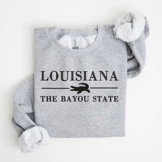 Louisiana The Bayou State Embroidered Shirt | QUICK SHIP, Merch Girls - A Blissfully Beautiful Boutique