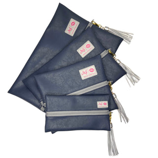 Smooth Navy, Makeup Junkie Bags - A Blissfully Beautiful Boutique