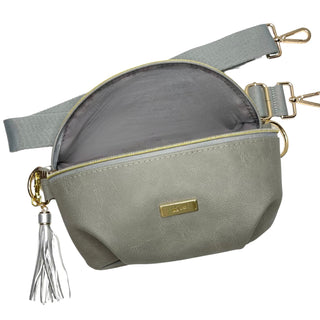 MJ Luxe Sidekick Bag Gritstone, Makeup Junkie Bags - A Blissfully Beautiful Boutique
