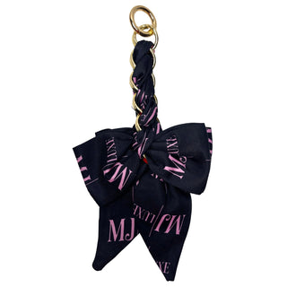 MJ Luxe Bow Charm, Makeup Junkie Bags - A Blissfully Beautiful Boutique