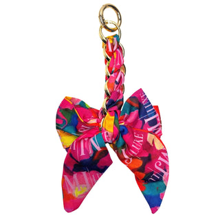 MJ Luxe Bow Charm, Makeup Junkie Bags - A Blissfully Beautiful Boutique