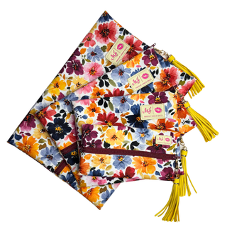Sangria Bloom, Makeup Junkie Bags - A Blissfully Beautiful Boutique