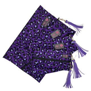 Violet Leopard, Makeup Junkie Bags - A Blissfully Beautiful Boutique