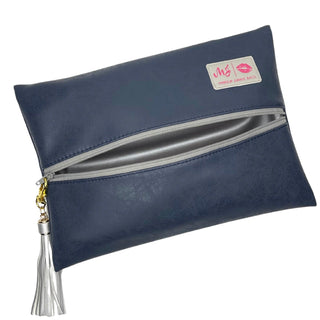 Smooth Navy, Makeup Junkie Bags - A Blissfully Beautiful Boutique