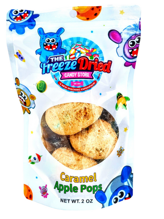 Freeze Dried Caramel Apple Pops