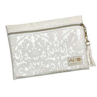 Bridal Top Zip, Makeup Junkie Bags - A Blissfully Beautiful Boutique
