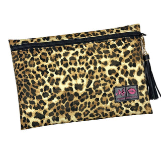 Lady Leopard Top Zip, Makeup Junkie Bags - A Blissfully Beautiful Boutique