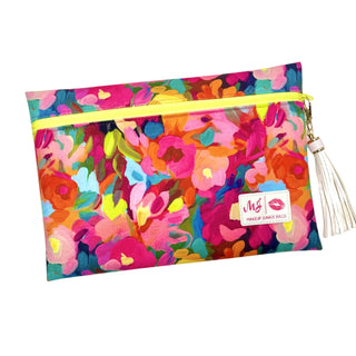 Meadow Magic Top Zip, Makeup Junkie Bags - A Blissfully Beautiful Boutique