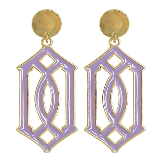 Lilac Trellis Earrings