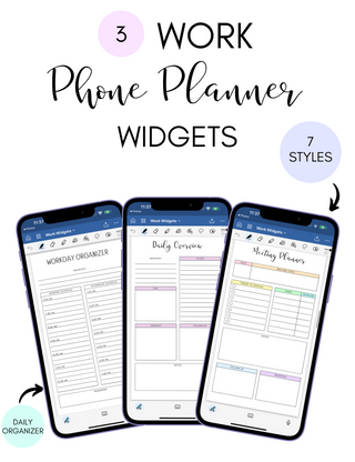 10 Phone Planner Widget Packs, Jessica Autumn - A Blissfully Beautiful Boutique