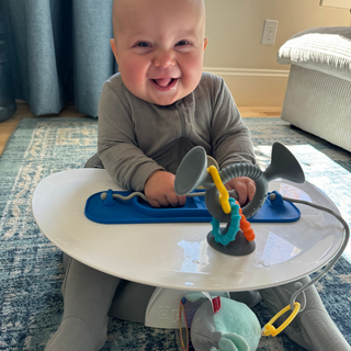 Busy Baby Mini Mat with Toy Straps BLUE
