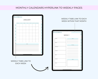 Weight Loss Digital Planner, Jessica Autumn - A Blissfully Beautiful Boutique