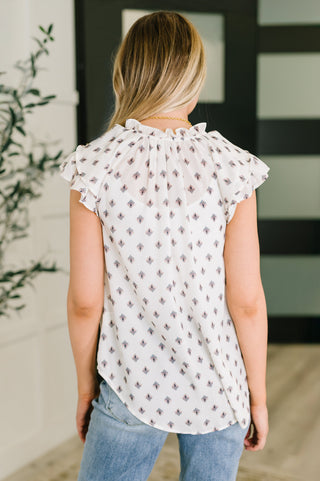 Willow Breeze Short Sleeve Blouse, Ave Shops - A Blissfully Beautiful Boutique