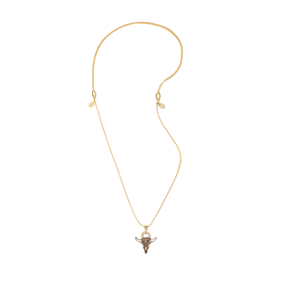 Spirited Skull Charm Necklace