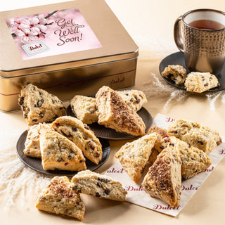 Artisan Scone Assortment Gift Tin, Dulcet Gift Baskets - A Blissfully Beautiful Boutique