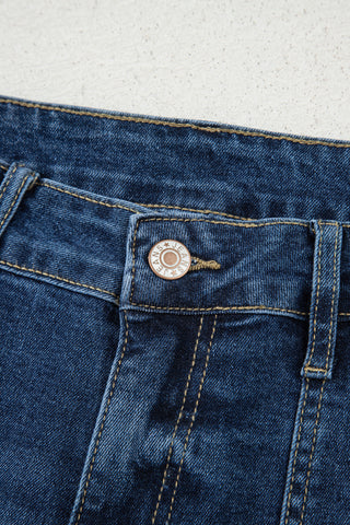 Ashleigh Blue Cropped High Rise Wide Leg Jeans