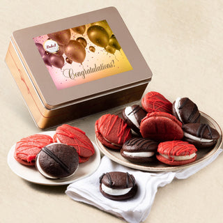 Chocolate and Red Velvet Whoopie Pies Assortment, Dulcet Gift Baskets - A Blissfully Beautiful Boutique
