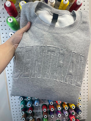 Mascot Tone on Tone Embroidered Sweatshirt, Merch Girls - A Blissfully Beautiful Boutique