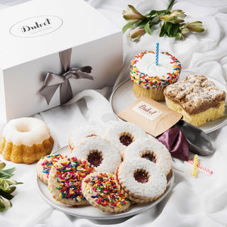 Gift Box Collection of Birthday Sweets, Dulcet Gift Baskets - A Blissfully Beautiful Boutique