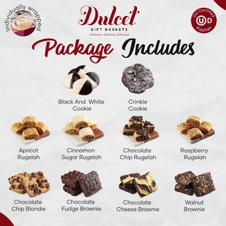 Grandiose Classic Bakery Gift Box, Dulcet Gift Baskets - A Blissfully Beautiful Boutique