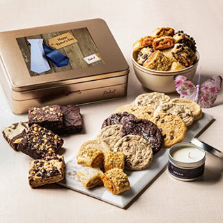 Classic Tin Treats Within Gift Basket, Dulcet Gift Baskets - A Blissfully Beautiful Boutique