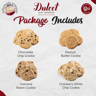 Cookie Gift Box Assortment 24, Dulcet Gift Baskets - A Blissfully Beautiful Boutique