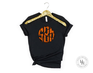 Basketball Monogram Graphic Tee, Merch Girls - A Blissfully Beautiful Boutique