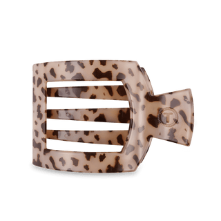 Blonde Tortoise Large Flat Square Hair Clip, TELETIES - A Blissfully Beautiful Boutique