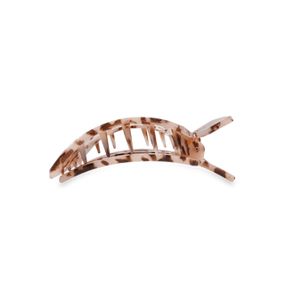 Blonde Tortoise Medium Flat Square Hair Clip, TELETIES - A Blissfully Beautiful Boutique