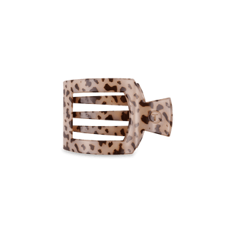 Blonde Tortoise Small Flat Square Hair Clip, TELETIES - A Blissfully Beautiful Boutique