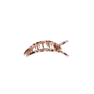 Blonde Tortoise Small Flat Square Hair Clip, TELETIES - A Blissfully Beautiful Boutique