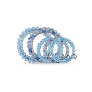 Blue Lagoon Mix Pack Hair Ties, TELETIES - A Blissfully Beautiful Boutique