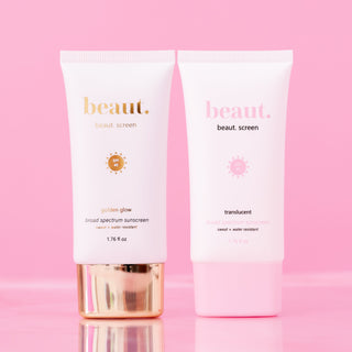 beaut.screen golden glow + translucent set, beaut.beautyco. - A Blissfully Beautiful Boutique