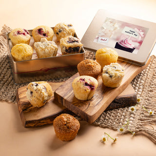 Muffin Assortment Tin, Dulcet Gift Baskets - A Blissfully Beautiful Boutique