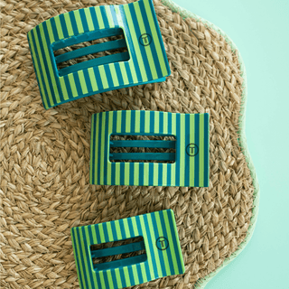 Cabana Cutie Large Flat Rectangle Hair Clip, TELETIES - A Blissfully Beautiful Boutique