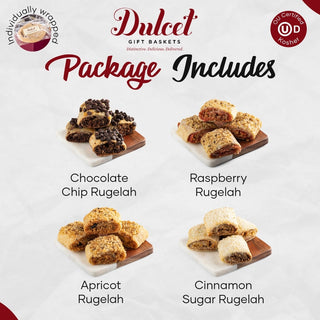 Flaky Rugelah Gift Assortment, Dulcet Gift Baskets - A Blissfully Beautiful Boutique