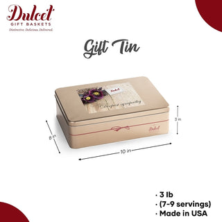Party Confections Gift Tin, Dulcet Gift Baskets - A Blissfully Beautiful Boutique