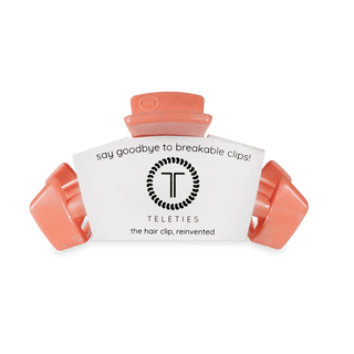 Classic Dreamsicle Medium Claw Clip, TELETIES - A Blissfully Beautiful Boutique