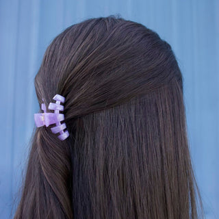 Classic Lavender Mist Tiny Claw Clip, TELETIES - A Blissfully Beautiful Boutique