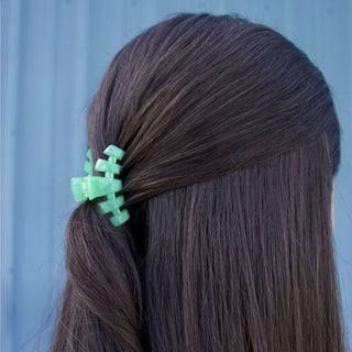 Classic Spring Splash Tiny Claw Clip, TELETIES - A Blissfully Beautiful Boutique