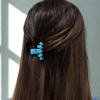 Classic Summer Sky Tiny Claw Clip, TELETIES - A Blissfully Beautiful Boutique