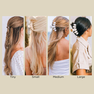 Classic Summer Sky Tiny Claw Clip, TELETIES - A Blissfully Beautiful Boutique
