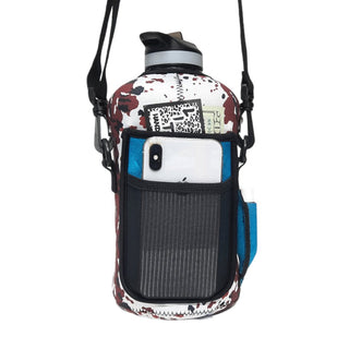 Cowhide with Turquoise Pocket 1/2 Gallon Jug Carrying Handler™