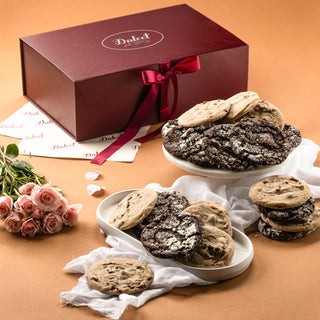 Favorite Chocolate Chips and Chocolate Crinkle Cookie Gift Box, Dulcet Gift Baskets - A Blissfully Beautiful Boutique