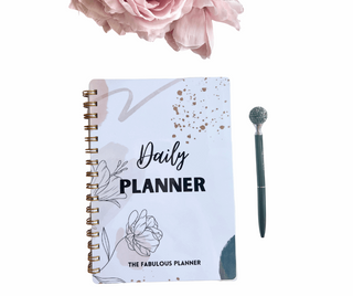 90 Days Daily Minimalist Wire-O A5 size Planner, The Fabulous Planner - A Blissfully Beautiful Boutique